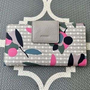 FOSSIL, Floral Multi wallet.